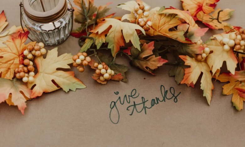 ThankS Giving and Gratitude — SOPHIE SANDERS